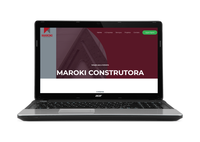 Web Site Maroki Construtora